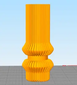 مدل سه بعدی شمع شیاردار (Obj)