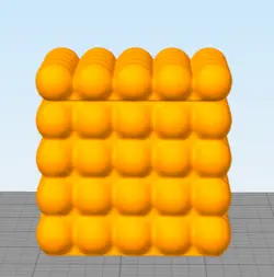 مدل سه بعدی بانکه مکعبی توپی (Obj)