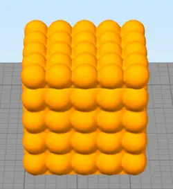 مدل سه بعدی بانکه مکعبی توپی (Obj)