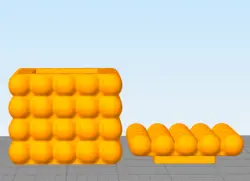 مدل سه بعدی بانکه مکعبی توپی (Obj)