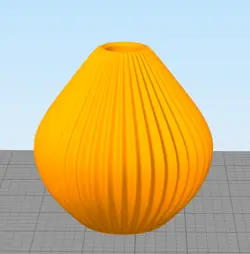 مدل سه بعدی گلجای شیاردار کد 01 (Obj)