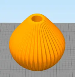 مدل سه بعدی گلجای شیاردار کد 01 (Obj)