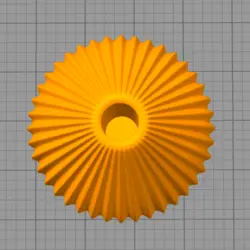 مدل سه بعدی گلجای شیاردار کد 01 (Obj)