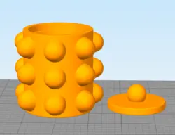 مدل سه بعدی بانکه توپی کد 01 (Obj)