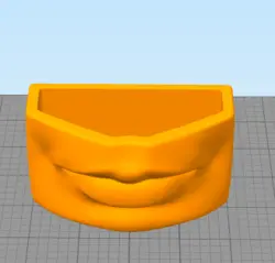 مدل سه بعدی گلدان لب (STL)