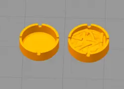 مدل سه بعدی زیر سیگاری طرح سیگار(STL)