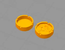 مدل سه بعدی زیر سیگاری طرح سیگار(STL)