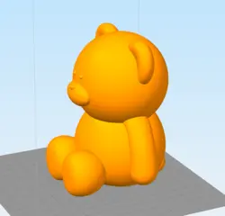 مدل سه بعدی خرس نشسته کد 01(STL)