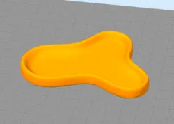 مدل سه بعدی سینی دفرمه (STL)