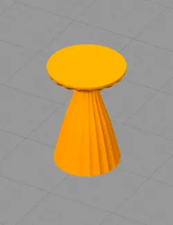 مدل سه بعدی پایه نگهدارنده شمع کد 017