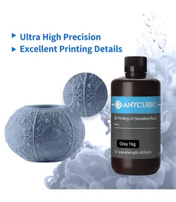 رزین استاندارد خاکستری برند انیکیوبیک Anycubic Resin Standard