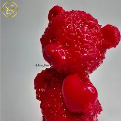 بیس خام قالبسازی طرح خرس ولنتاین