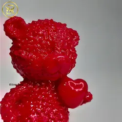 بیس خام قالبسازی طرح خرس ولنتاین