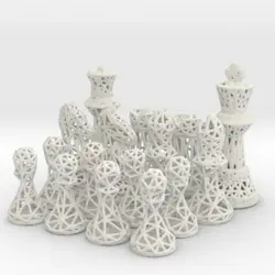 مدل سه بعدی شطرنج فانتزی (STL)
