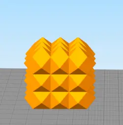 مدل سه بعدی شمع مکعب مربع (STL)