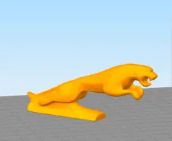 مدل سه بعدی لوگوی جگوار (STL)