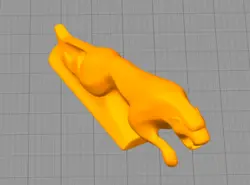 مدل سه بعدی لوگوی جگوار (STL)