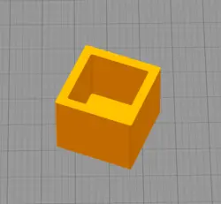 مدل سه بعدی گلدان مربعی (STL)