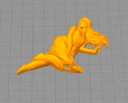 مدل سه بعدی چراغ دیواری طرح پری رویایی (STL)