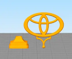 مدل سه بعدی لوگوی تویوتا (STL)