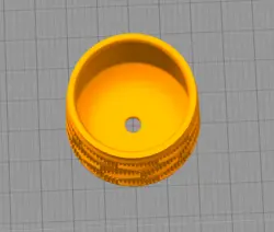 مدل سه بعدی گلدان طرح رنگین کمان (STL)