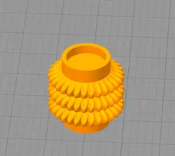 مدل سه بعدی جاوارمر حلقه ای طرحدار (STL)