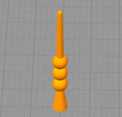 مدل سه بعدی شمع استوانه توپی (STL)