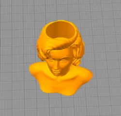 مدل سه بعدی گلدان طرح مرلین مونرو (STL)