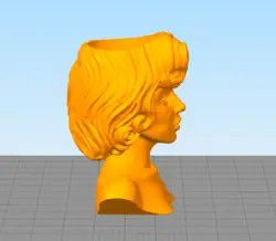 مدل سه بعدی گلدان طرح مرلین مونرو (STL)