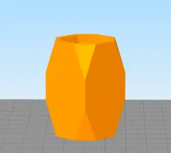 مدل سه بعدی جامسواکی طرح هشت ضلعی (STL)