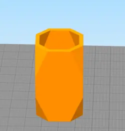 مدل سه بعدی جامسواکی طرح هشت ضلعی (STL)