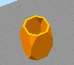 مدل سه بعدی جامسواکی طرح هشت ضلعی (STL)