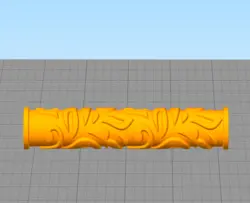 مدل سه بعدی رولر کیک طرح گلبرگ (STL)