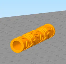 مدل سه بعدی رولر کیک طرح گلبرگ (STL)