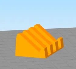 مدل سه بعدی جاصابونی شیبدار (STL)