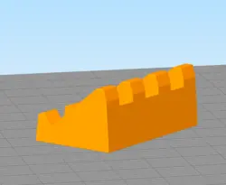 مدل سه بعدی جاصابونی شیبدار (STL)