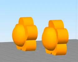 مدل سه بعدی شمع طرح گل (STL)