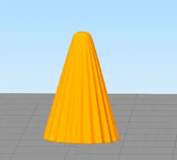 مدل سه بعدی شمع مخروطی کد04 (STL)