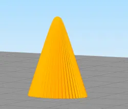 مدل سه بعدی شمع مخروطی کد03 (STL)