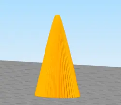 مدل سه بعدی شمع مخروطی کد02 (STL)