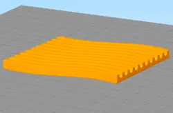 مدل سه بعدی کفی شیاردار (STL)