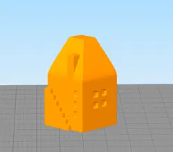 مدل سه بعدی شمع کلبه (STL)