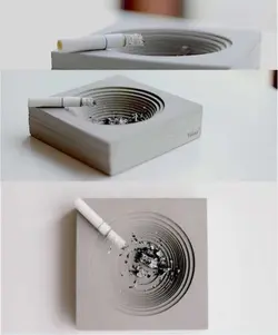 مدل سه بعدی زیرسیگاری طرح پلکانی (STL)