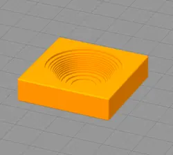 مدل سه بعدی زیرسیگاری طرح پلکانی (STL)