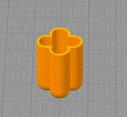 مدل سه بعدی شات شمع طرح گل کد01 (STL)