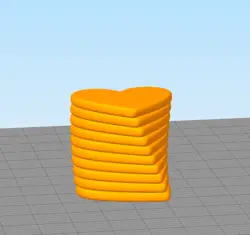 مدل سه بعدی طرح قلب کد01 (STL)