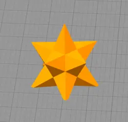 مدل سه بعدی شمع ستاره (STL)