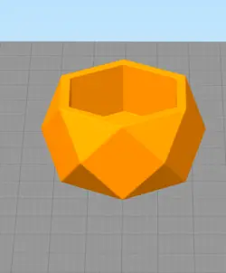 مدل سه بعدی شات شمع چندضلعی (STL)