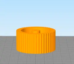 مدل سه بعدی جاعودی شیاردار (STL)