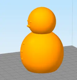 مدل سه بعدی آدم برفی (STL)